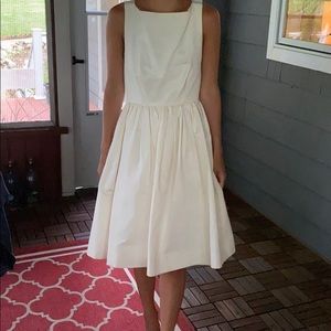 Kate Spade Bow Back White Dress